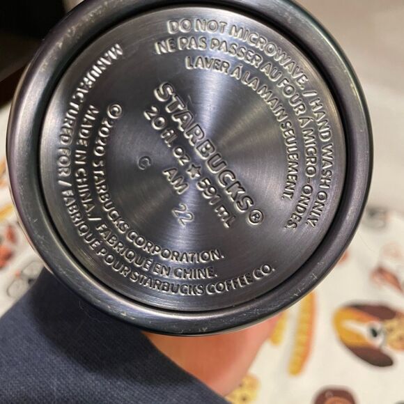 Starbucks Ombré Purple Green Silver Vacuum Insulated 20 OZ Stainless Tumbler - Picture 14 of 16